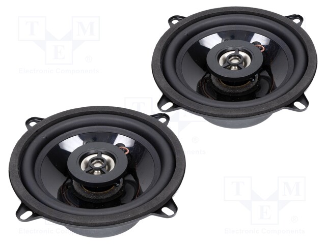 Car loudspeakers; two-way; 130mm; 100W; 70÷20000Hz; 4Ω; 50mm; -90dB