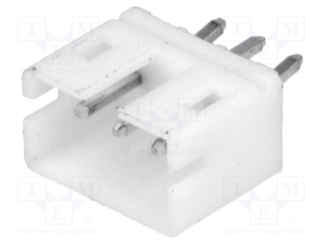 Socket; wire-board; male; 2mm; PIN: 3; THT; 1A; tinned; -25÷85°C; 100V