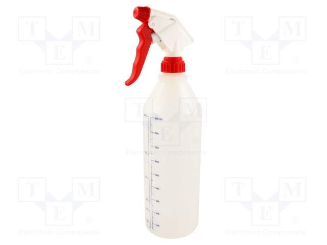 Trigger sprayer; to acids; plastic; 1l