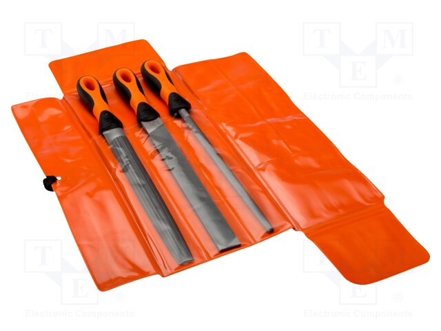 Files; half planisher; Package: bag; Handle material: plastic