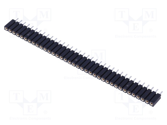 Socket; pin strips; female; PIN: 36; straight; 2.54mm; THT; 1x36