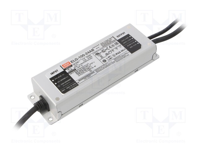 Power supply: switched-mode; LED; 96W; 24VDC; 21.6÷26.4VDC; 2÷4A