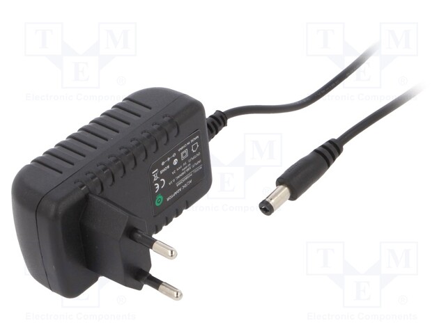 Power supply: switched-mode; volatage source; 5VDC; 2A; 10W