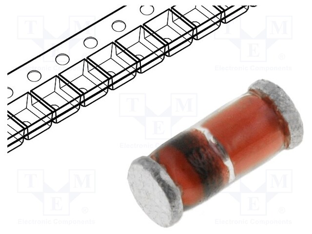 Diode: switching; SMD; 250V; 0.2A; Package: reel,tape; MiniMELF