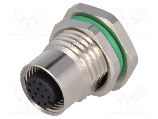 Socket; M12; PIN: 12; female; A code-DeviceNet / CANopen; THT; IP67