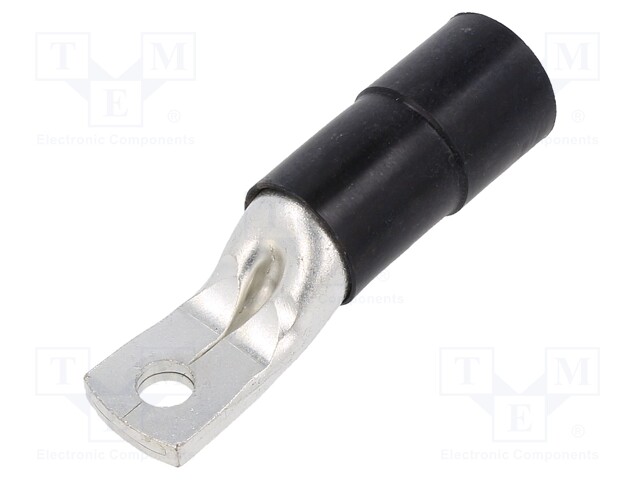 Tip: ring tube; M8; Ø: 8.5mm; 120mm2; crimped; for cable; insulated