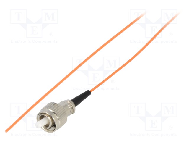 Optic fiber pigtail; OM2; FC/UPC; 3m; LSZH; orange; Wire dia: 0.9mm