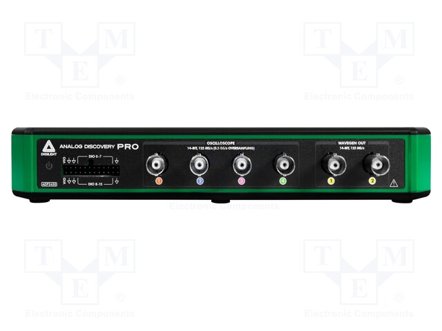 PC connected oscilloscope; 55MHz; Channels: 2; 32kpts/ch; 25V