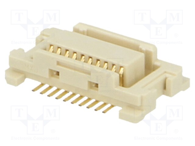 Connector: PCB to PCB; male; PIN: 20; 0.5mm; H: 3mm; gold-plated; SMT