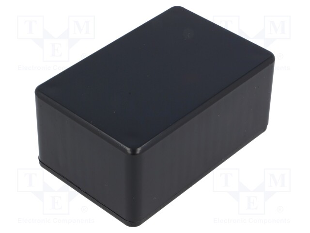 Enclosure: multipurpose; X: 56mm; Y: 85mm; Z: 39mm; 1591S; ABS; black