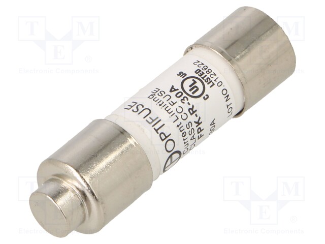 Fuse: fuse; quick blow; 30A; 600VAC; 600VDC; 13.3x38mm