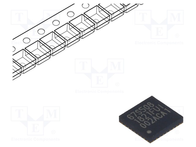 Driver; 2-phase motor controller; 2.8A; 40V; VQFN36