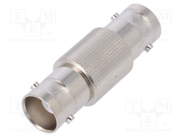 Coupler; BNC socket,both sides; straight; 50Ω; teflon