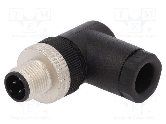 Plug; M12; PIN: 4; male; A code-DeviceNet / CANopen; for cable