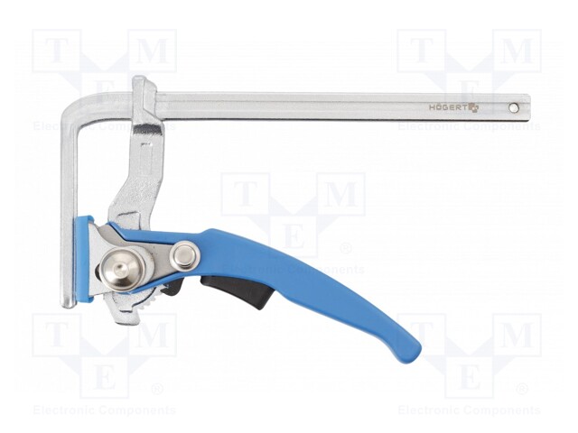 Lever clamp; Grip capac: max.160mm; D: 60mm; carpentry works