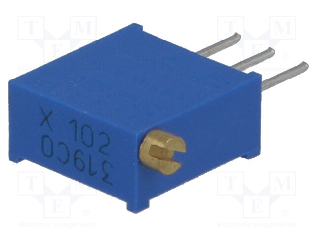 Potentiometer: mounting; multiturn; 1kΩ; 500mW; THT; ±10%; linear