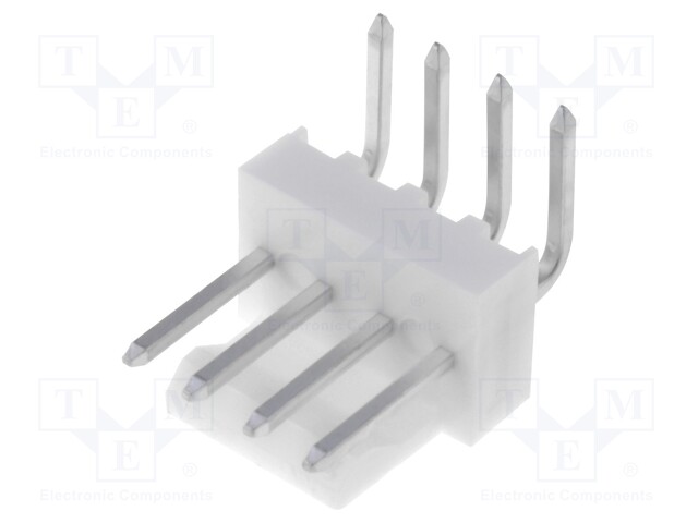 Socket; wire-board; male; KK 254; 2.54mm; PIN: 4; THT; tinned