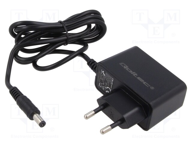 Power supply: switched-mode; plug; 6VDC; 2A; 12W; Plug: right angle