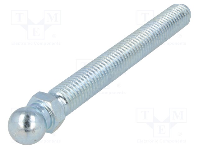 Pin; M12; Plunger mat: steel; Ø: 14mm; Plating: zinc