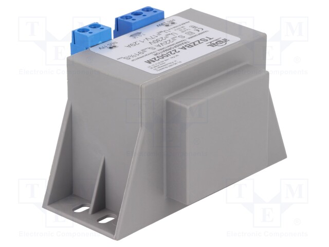 Transformer: mains; 20VA; 230VAC; 17V; 1.29A; Leads: terminal block