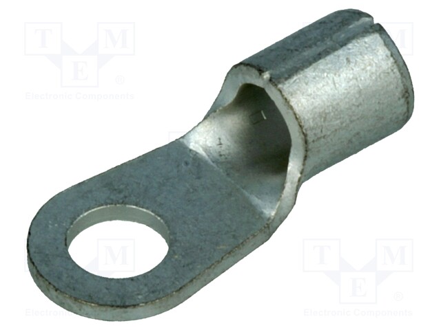 Ring terminal; M4; 2.5÷6mm2; crimped; for cable; non-insulated