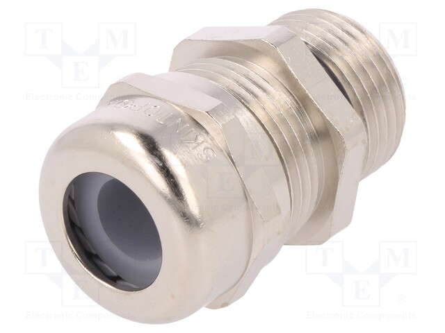 Cable gland; with long thread; M20; IP68; Mat: brass