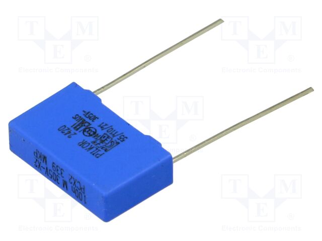 Capacitor: polypropylene; X2; 100nF; THT; ±20%; 15mm; -55÷105°C