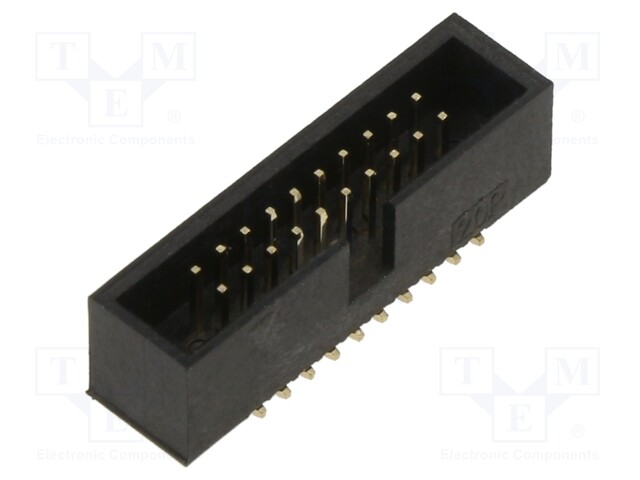 Socket; IDC; male; PIN: 20; vertical; SMT; 1.27mm; Layout: 2x10