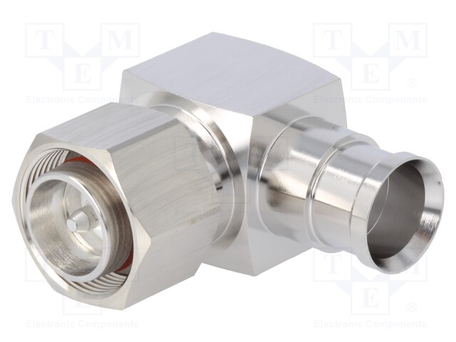 Connector: 4.3-10; for cable; angled 90°; plug; male; 50Ω; IP68