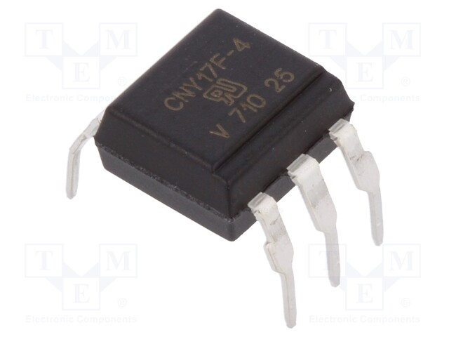 Optocoupler; THT; Channels: 1; Out: transistor; Uinsul: 5.3kV; DIP6