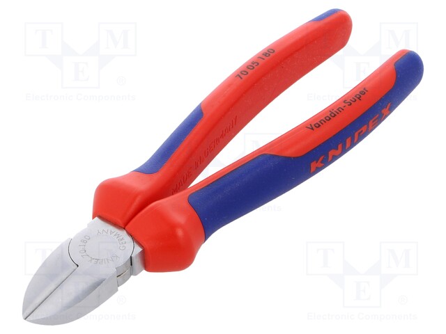 Pliers; side,cutting; ergonomic two-component handles