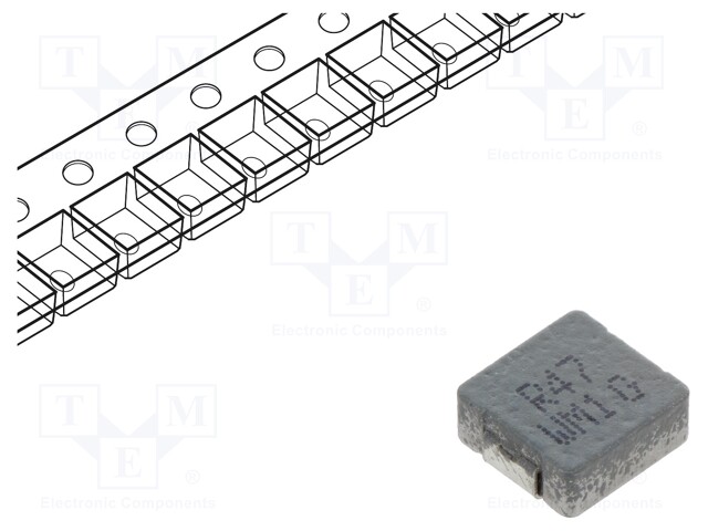 Inductor: wire; SMD; 470nH; Ioper: 17.5A; 4mΩ; ±20%; Isat: 26A