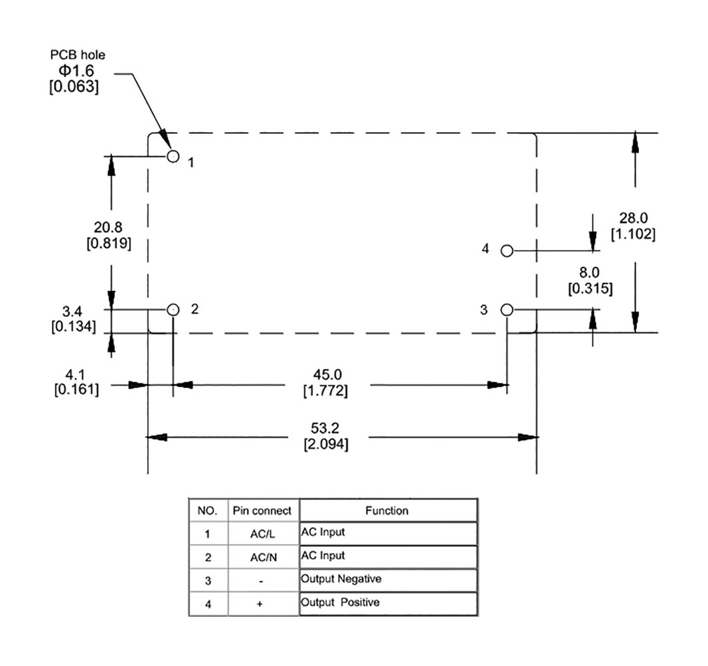 Converter: AC/DC; 15W; 90÷264VAC; Usup: 100÷370VDC; Uout: 15VDC