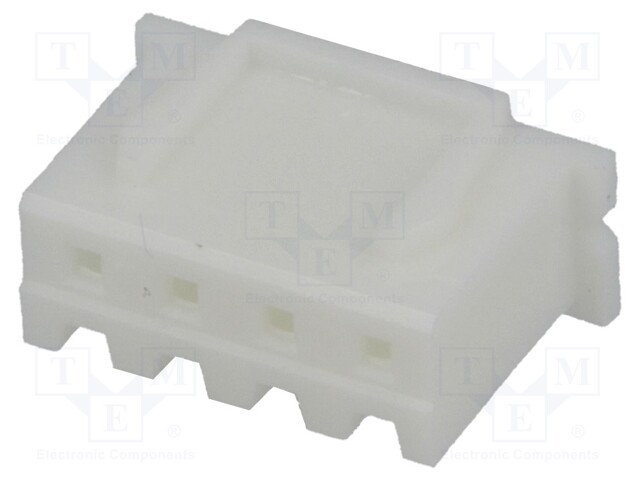 Plug; wire-board; female; A2501; 2.5mm; PIN: 4; w/o contacts; 250V