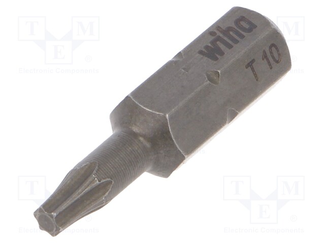 Screwdriver bit; Torx®; TX10; Overall len: 25mm; 10pcs.