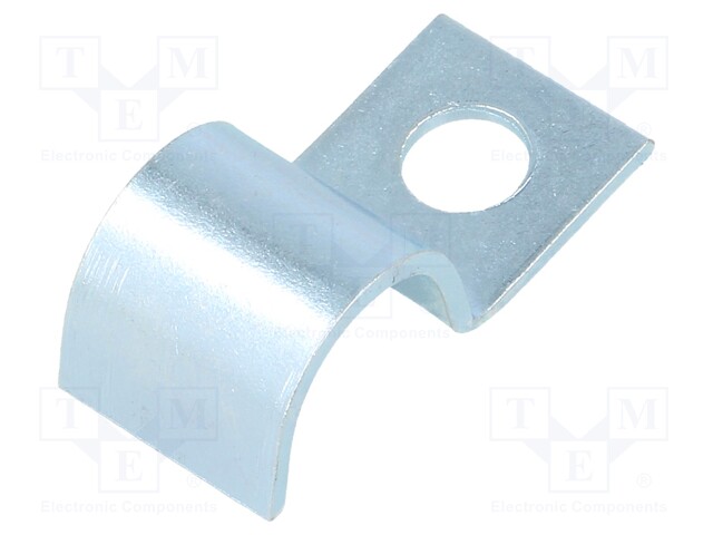 Screw mounted clamp; ØBundle : 12mm; Ømount.hole: 6mm; W: 14mm