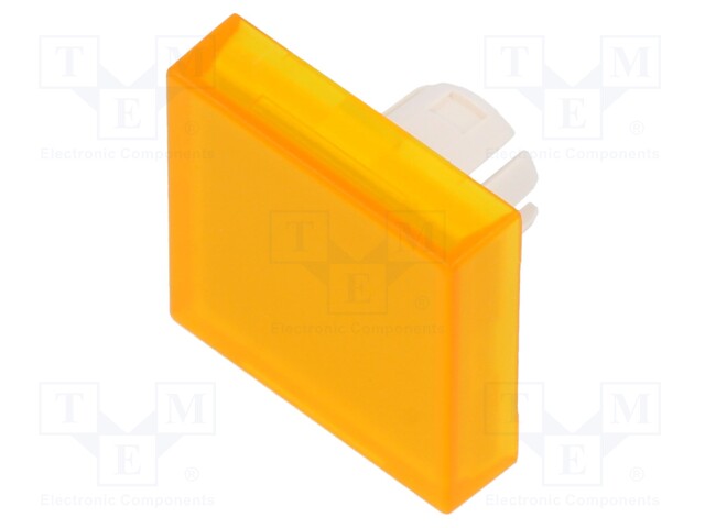 Actuator lens; 22mm; 61; Colour: yellow transparent; Mat: plastic