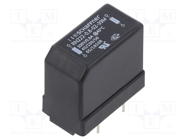 Inductor: wire with current compensation; THT; 39mH; 800mA