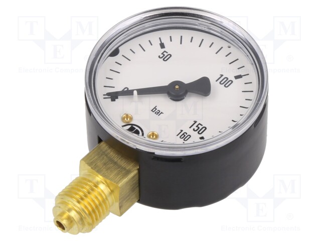 Manometer; 0÷160bar; 50mm; non-aggressive liquids,inert gases