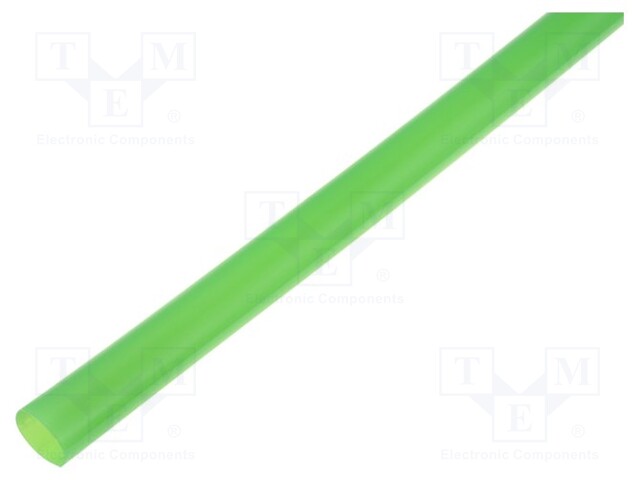 Heat shrink sleeve; glueless; 4: 1; 8mm; L: 1m; green; polyolefine