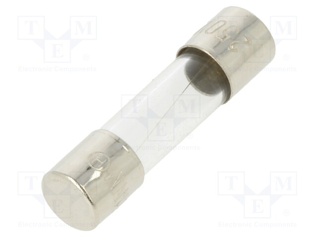 Fuse: fuse; 3.15A; 250VAC; glass; 20x5.2mm; bulk