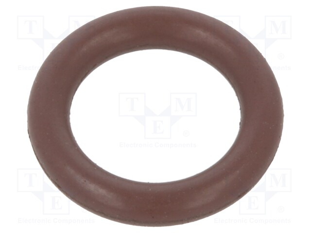 O-ring gasket; FPM; D: 1.5mm; Øint: 6mm; brown; -20÷200°C