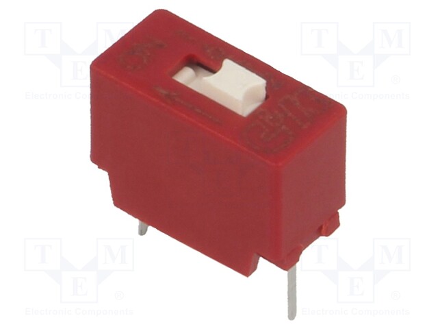 Switch: DIP-SWITCH; Poles number: 1; OFF-ON; 0.025A/25VDC; Pos: 2