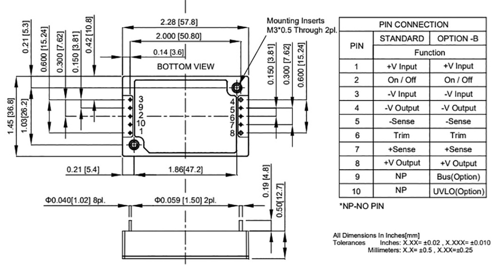 Converter: DC/DC; 75W; Uin: 12÷160V; Uout: 54VDC; Iout: 1.4A; 66g