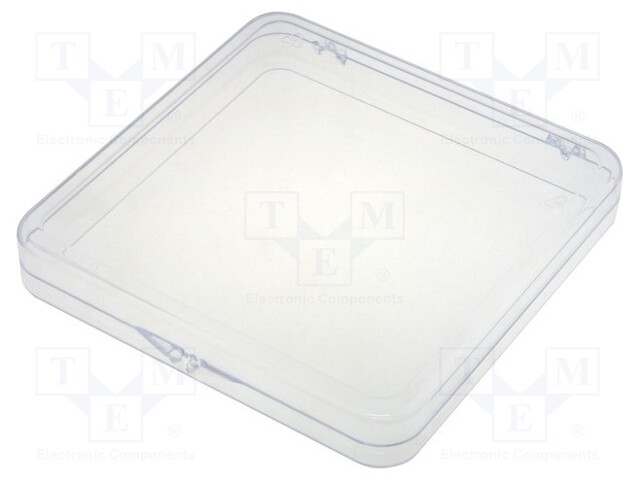 Container: box; 121x121x14mm