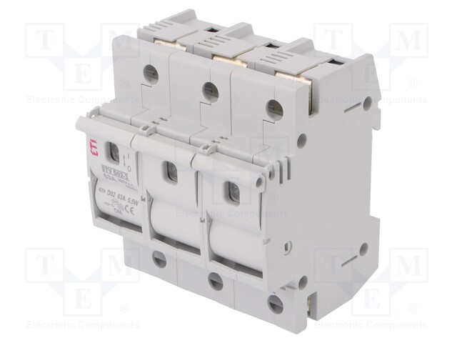 Fuse disconnector; D02; Mounting: for DIN rail mounting; 63A