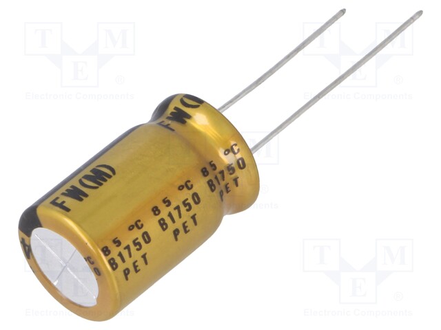 Capacitor: electrolytic; THT; 470uF; 63VDC; Ø12.5x20mm; Pitch: 5mm