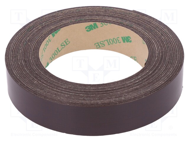 Tape: magnetic; W: 19mm; L: 5m; D: 0.84mm; acrylic