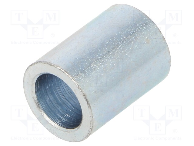 Spacer sleeve; 8.2mm; cylindrical; steel; zinc; Out.diam: 16mm