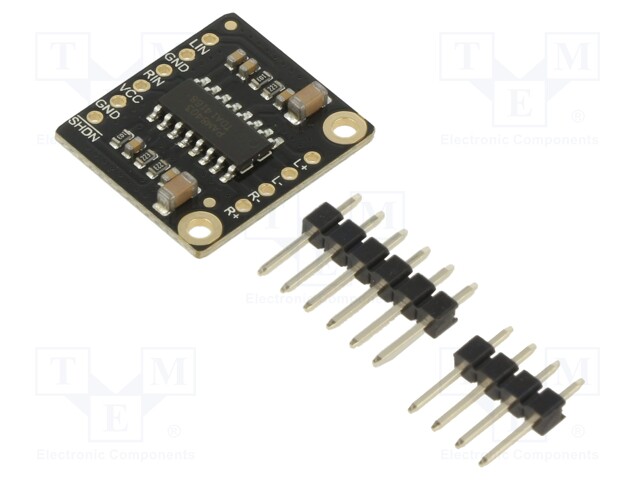 Module: audio; amplifier; 3.3÷5VDC; IC: PAM8403; 18x20mm; 3W